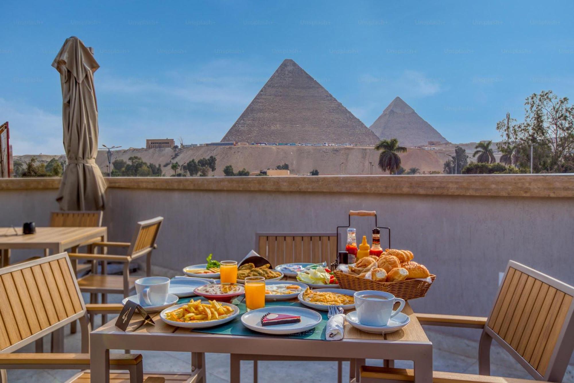 La Boutique Hotel - Vue Des Pyramides Kafret el-Gabal Exterior foto