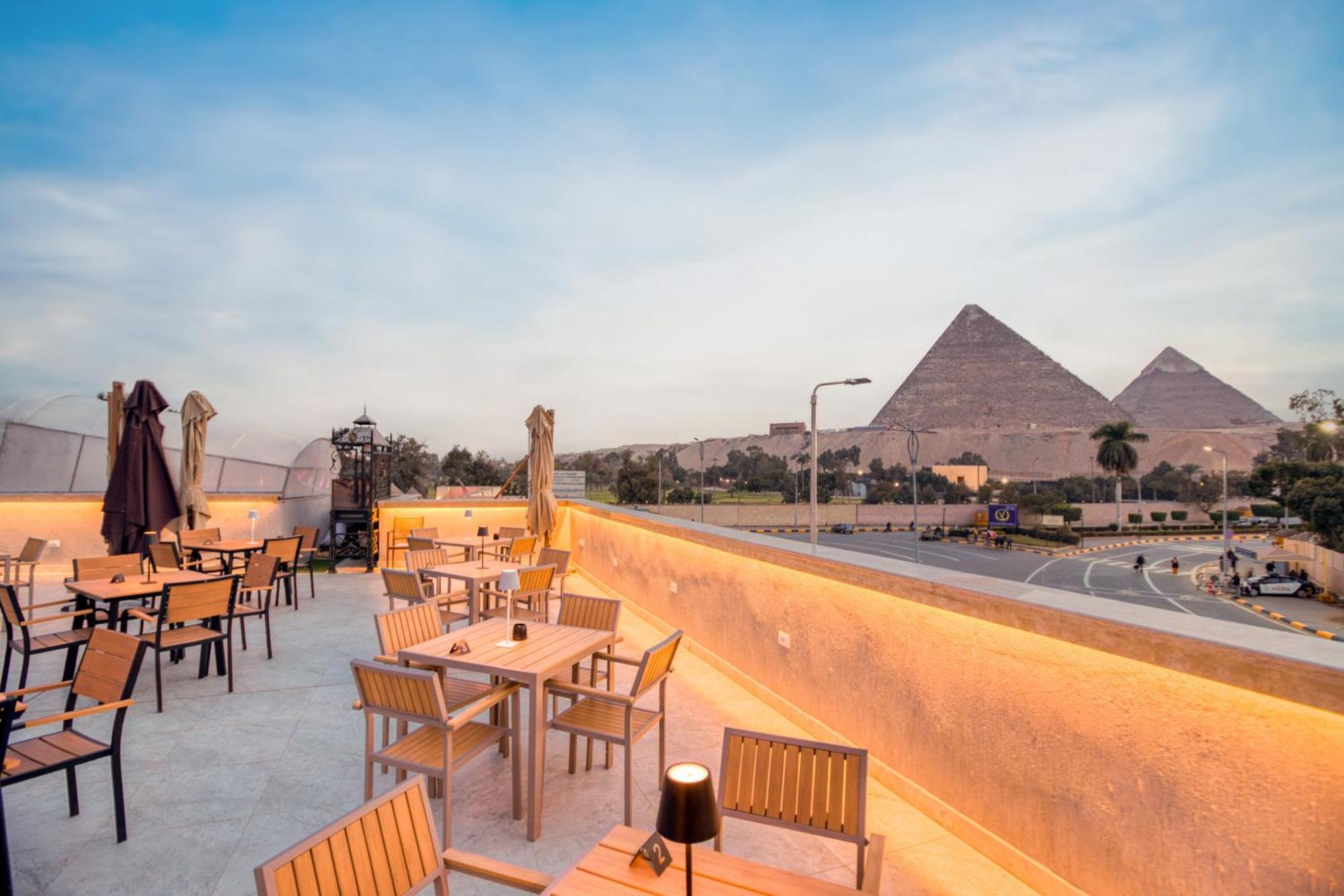 La Boutique Hotel - Vue Des Pyramides Kafret el-Gabal Exterior foto